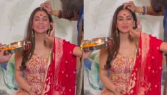 Shraddha Arya is all smiles at her pre-wedding function, watch video