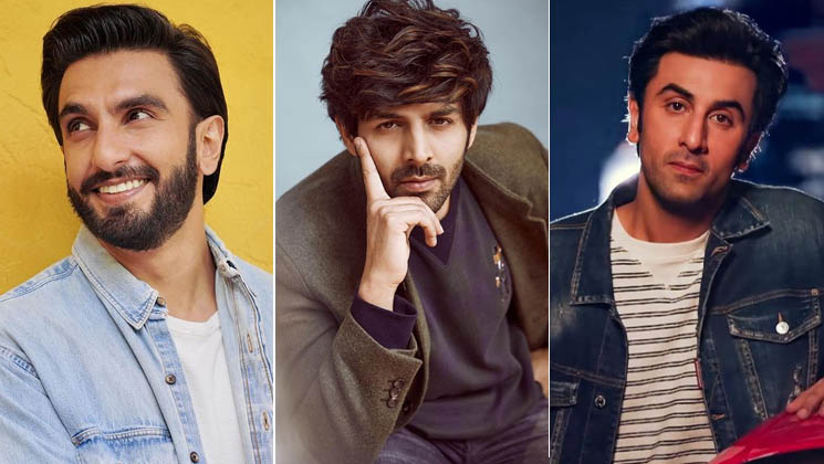 Kartik Aaryan, Ranbir Kapoor, Ranveer Singh,