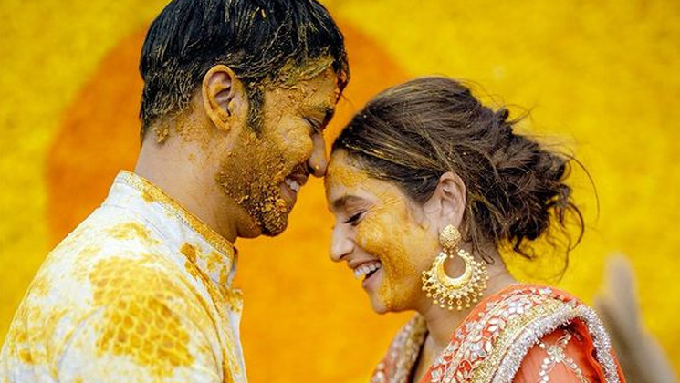 Ankita Lokhande, Vicky Jain, Haldi ceremony pictures