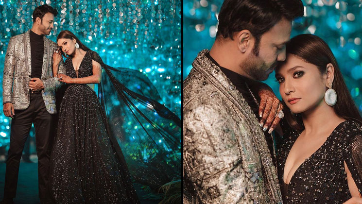 ankita lokhande, vicky jain, ankita lokhande engagement pics,