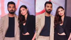 Lovebirds KL Rahul and Athiya Shetty make their first public appearance for brother Ahan Shetty's Tadap premiere