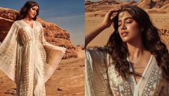OOTD: Janhvi Kapoor looks like an Arabian Princess as she poses in a gold kaftan