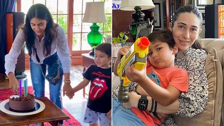 taimur ali khan birthday, sara ali khan, karisma kapoor,