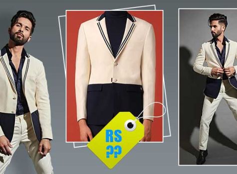 Shahid Kapoor dapper-looking sailor colourblock jacket could sponsor you a smartphone