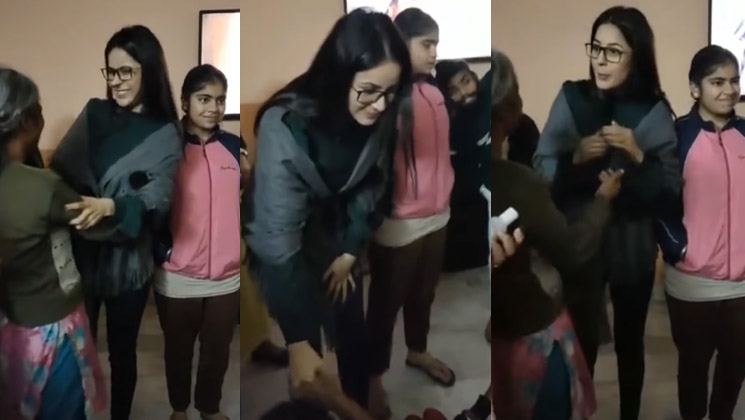 shehnaaz gill, sidharth shukla, shehnaaz gill first public appearance,