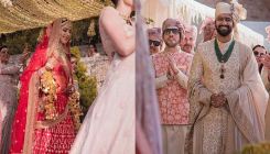 Vicky Kaushal looks hopelessly in love waiting for Katrina Kaif at the end of the aisle