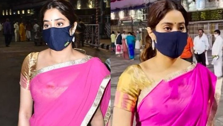 janhvi kapoor, tirumala temple