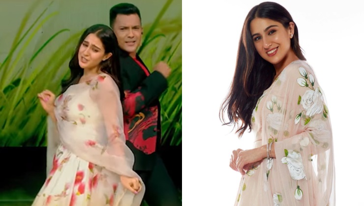 sara ali khan aditya narayan, sara ali khan sa re ga ma pa