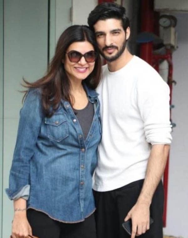 sushmita sen rohman shawl, sushmita rohman pics, sushmita sen, rohman shawl