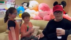Karan Johar's kids Yash and Roohi ask him to 'take a chill pill' in awwdorable video