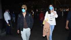 Ananya Pandya and Ishaan Khatter spotted at the city airport as they return from their New Year's vacay