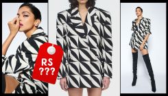 Deepika Padukone’s geometric white and black jacket is pricey, here’s how much it costs