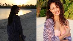 Disha Patani looks sensuous as she poses during the sunset in throwback Maldives silhouette