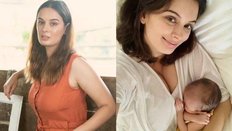 evelyn sharma daughter, evelyn sharma trolled for breastfeeding pics, evelyn sharma