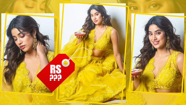 janhvi kapoor yellow lehenga