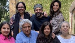 Farhan Akhtar shares a family photo as they celebrate dad Javed Akhtar's birthday