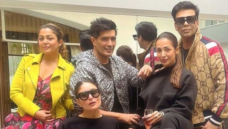 Kareena Kapoor, Malaika Arora, Karan Johar