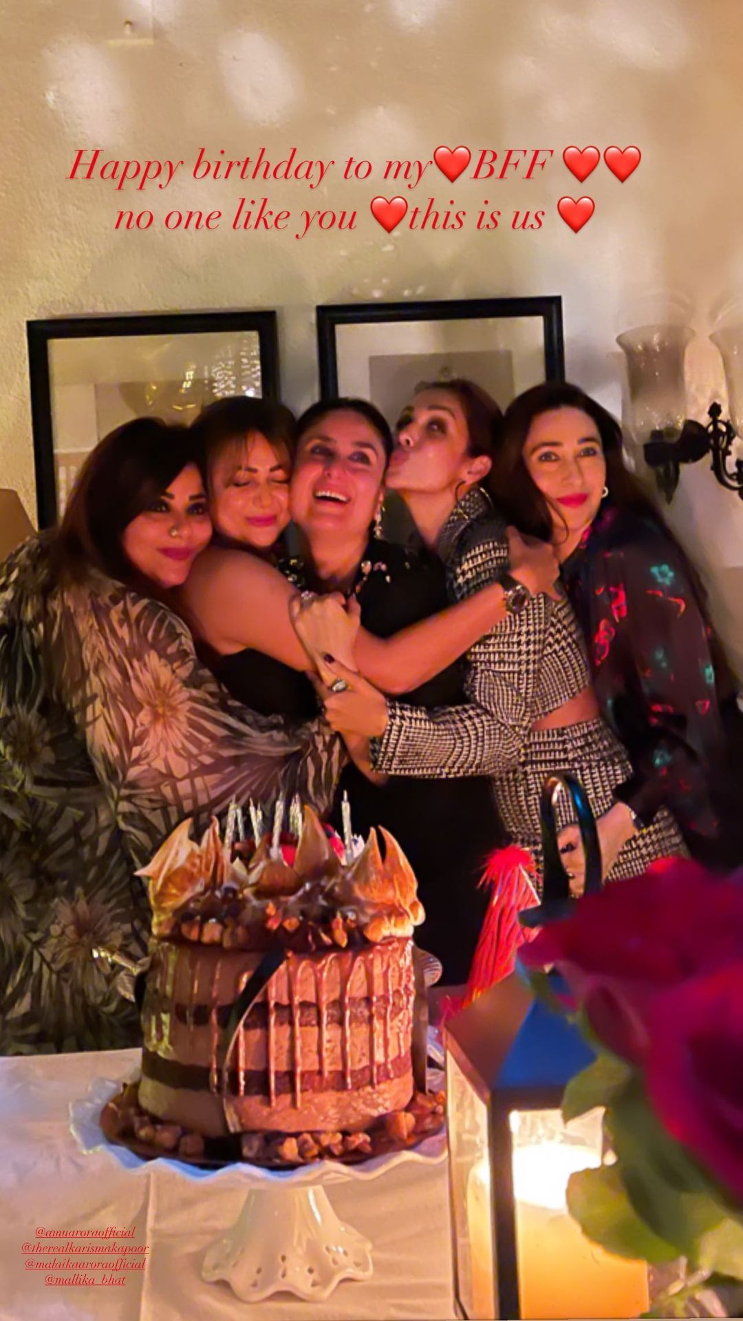 kareena kapoor, amrita arora birthday, kareena kapoor khan amrita arora, 