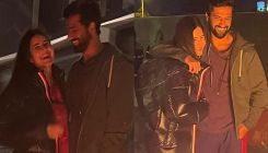 Katrina Kaif and Vicky Kaushal can't stop smiling as they snuggle up for Lohri celebrations