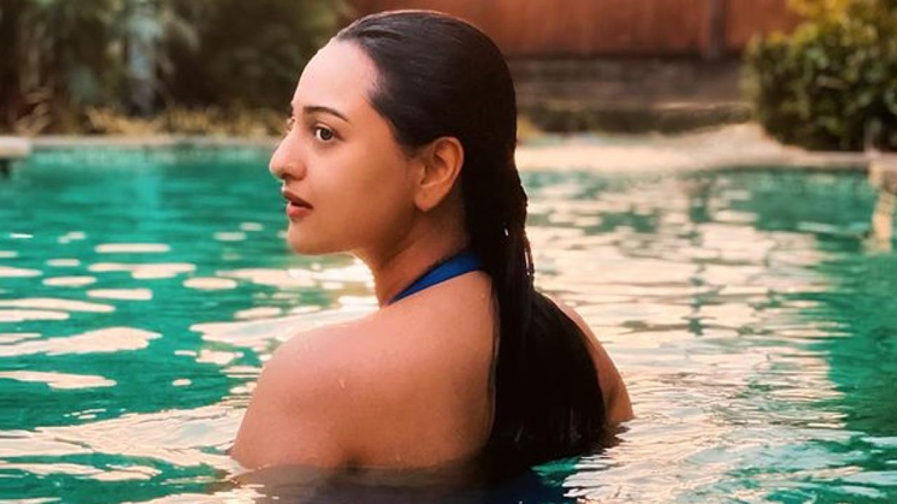 Sonakshi Sinha Nagi Sex - Sonakshi Sinha is a sexy mermaid as she slips into halter neck swimsuit |  Bollywood Bubble