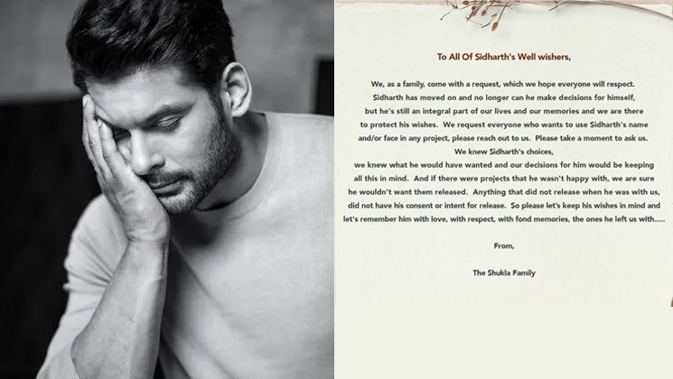 sidharth shukla, sidharth shukla demise, sidharth shukla family