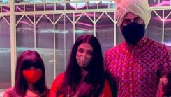 Aishwarya Rai, Abhishek Bachchan and Aaradhya glam up in red for Anmol Ambani's wedding