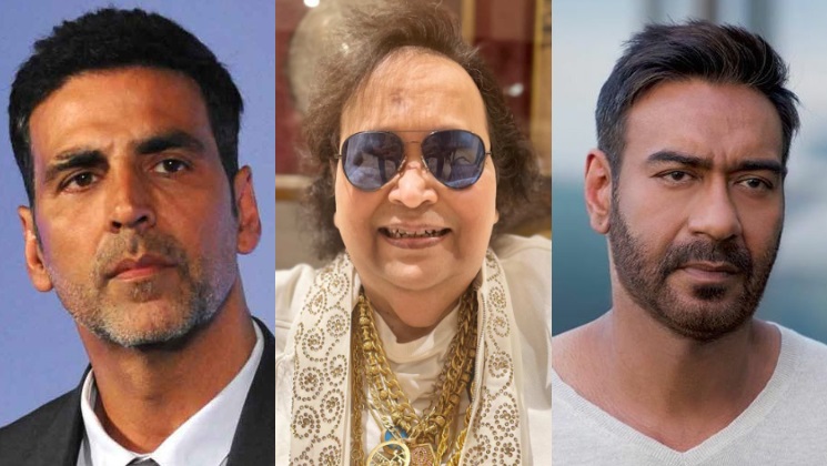 Bappi Lahiri, Ajay Devgn, Akshay Kumar