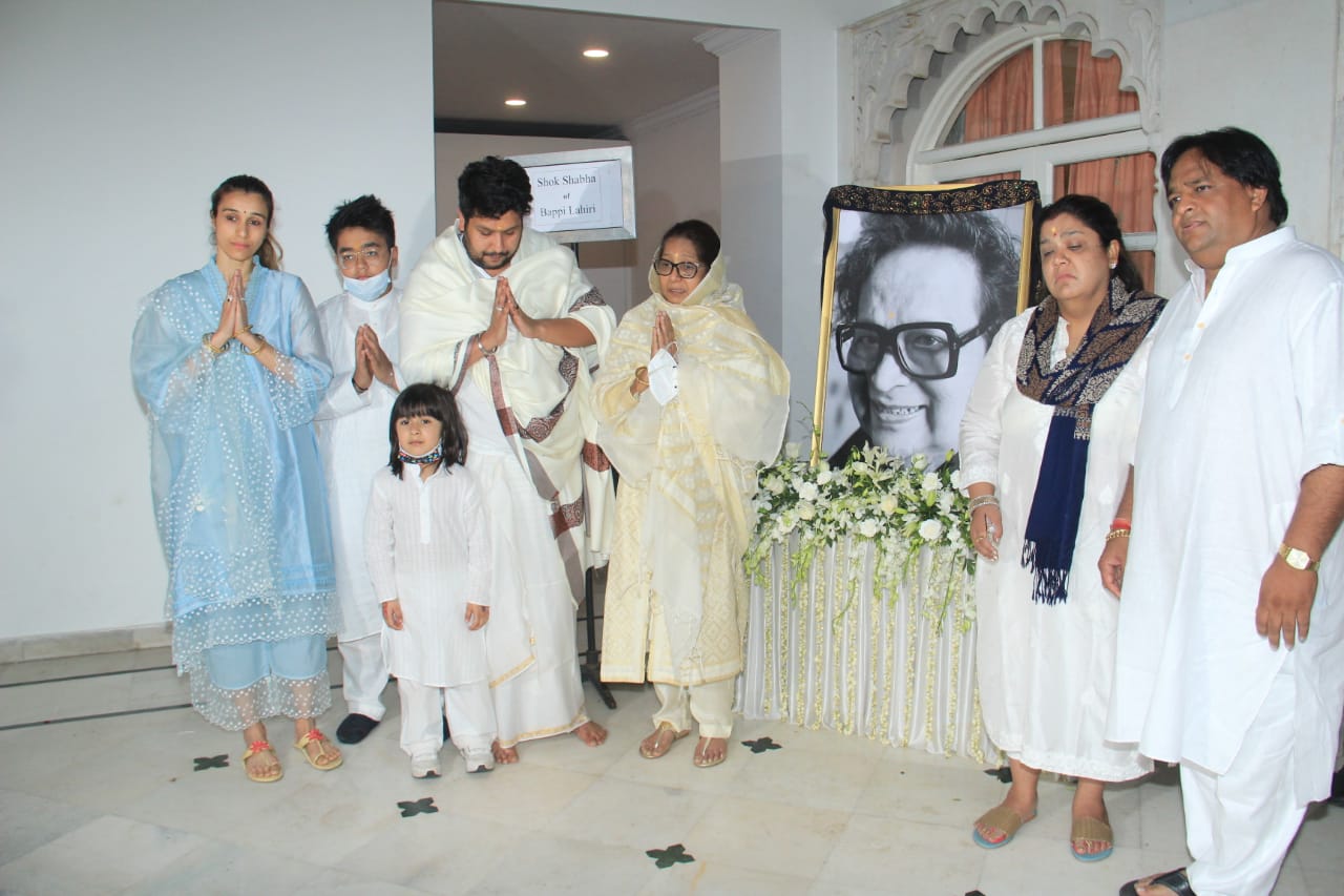 bappi lahiri death reason, bappi lahiri singer, bappi lahiri prayer meet,