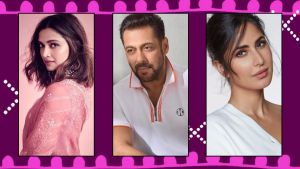 Deepika Padukone, Katrina Kaif, Salman Khan,