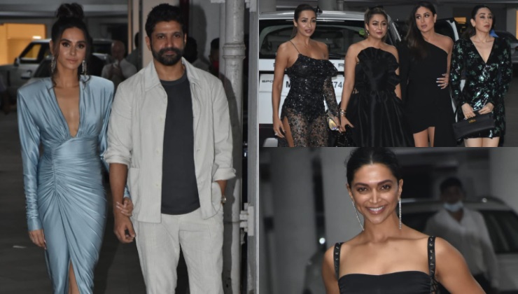 Farhan Akhtar and Shibani Dandekar party