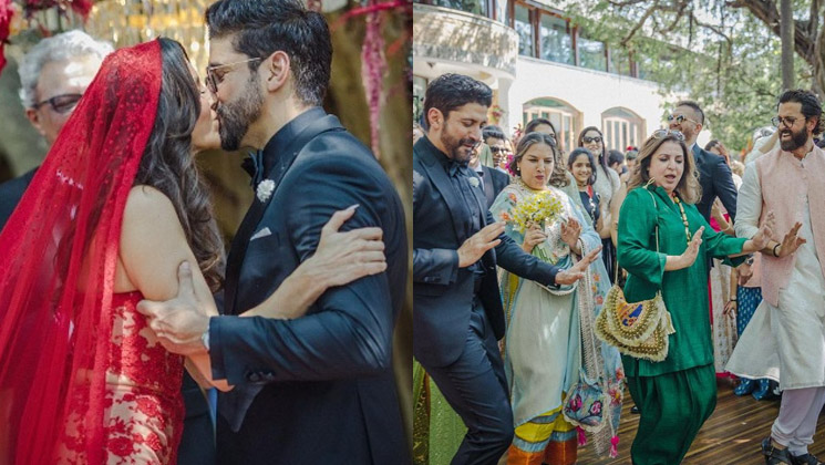farhan akhtar, shibani dandekar, farhan akhtar and shibani dandekar wedding pics,