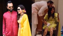 Karishma Tanna and Varun Bangera are 'couple goals' in THIS cute moment from Mehendi ceremony, Watch