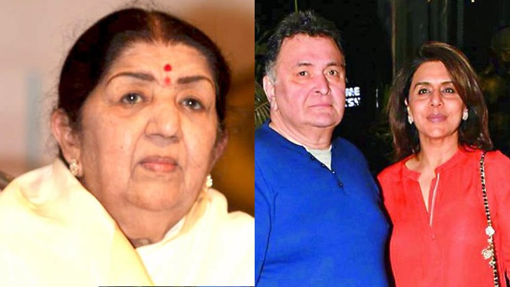 lata mangeshkar, rishi kapoor, neetu kapoor