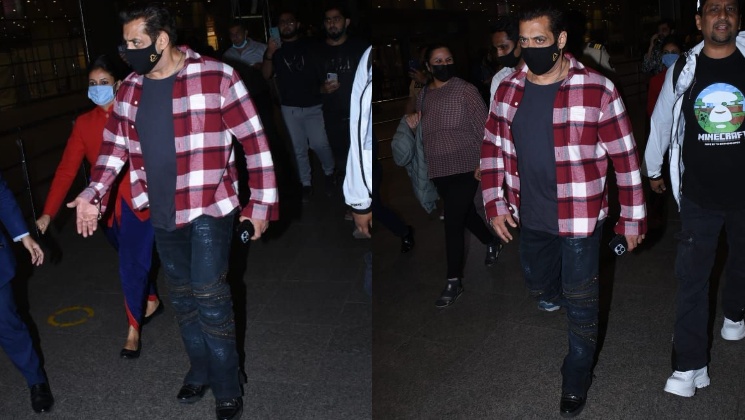 Salman Khan, salman khan spotted, salman khan spotted at airport