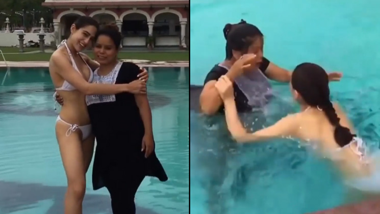 sara ali khan, sara ali khan instagram, sara ali khan bikini photos,