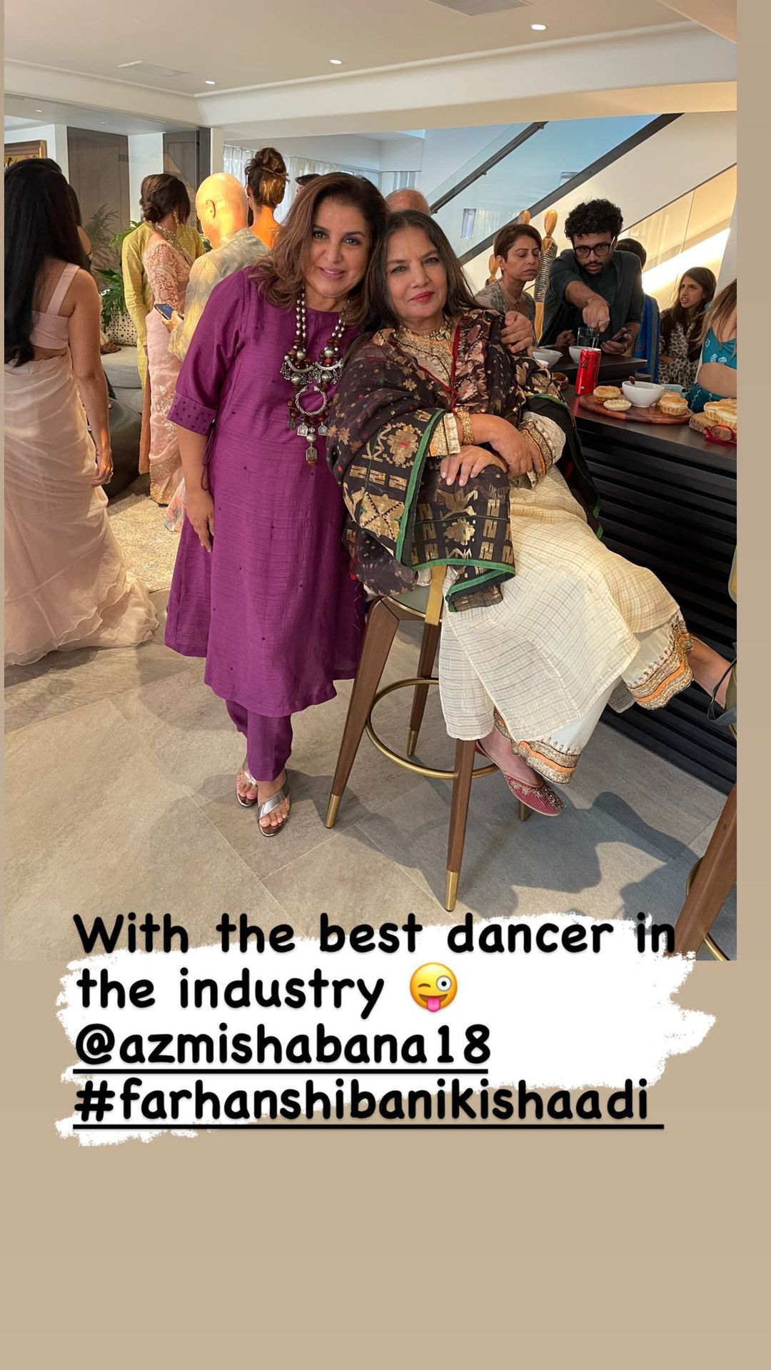 Shabana Azmi, farah khan,