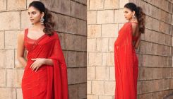 Suhana Khan stuns the internet with her desi look as she dons a red hot saree, Fan says, 'Husn Hai Suhana'
