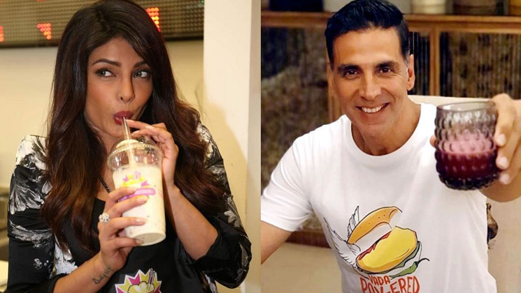 food item named after Bollywood celebritiesbollywood stars, akshay kumar drink, priyanka chopra milkshake