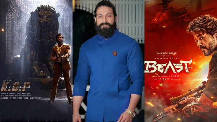 kgf 2, beast, yash, vijay