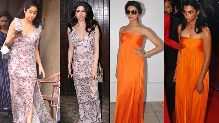 Bollywood siblings with same outfit, bollywood siblings, janhvi kapoor, deepika padukone