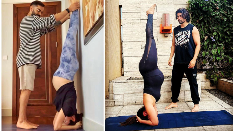 celebs who practice yoga during pregnancy, yoga during pregnancy, anushka sharma,