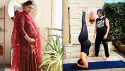 Mom-to-be Debina Bonnerjee performs a perfect headstand in third trimester of pregnancy