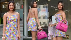 Erica Fernandes looks gorgeous as she poses in a floral backless dress