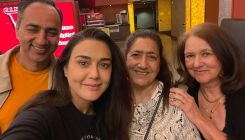 Preity Zinta shares a photo as she watches The Kashmir Files with family in first movie outing