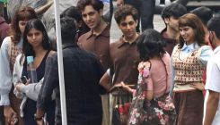 Suhana Khan, Khushi Kapoor, Agastya first look LEAKED from the sets of Archie