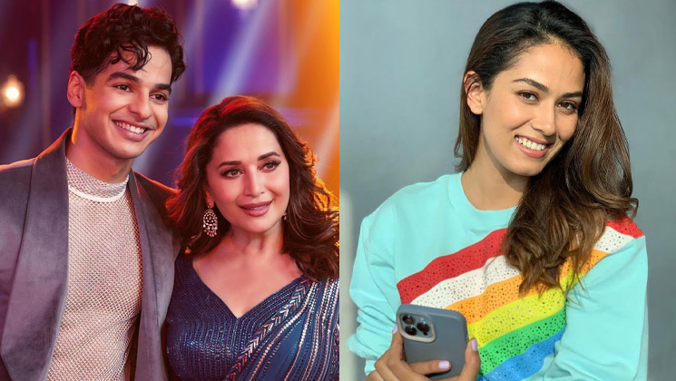 madhuri dixit, ishaan khatter, mira rajput, ishaan madhuri dance