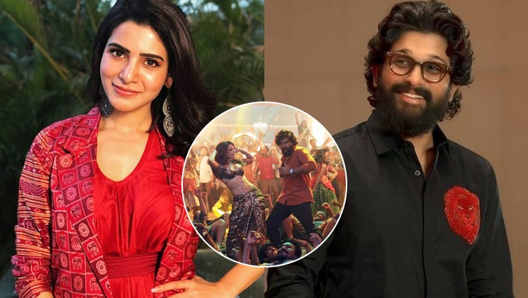 samantha, allu arjun, oo antava