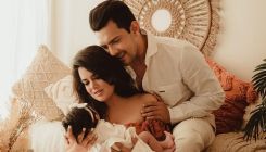 Aditya Narayan and wife Shweta Agarwal can't take their eyes off daughter Tvisha in this beautiful family pic