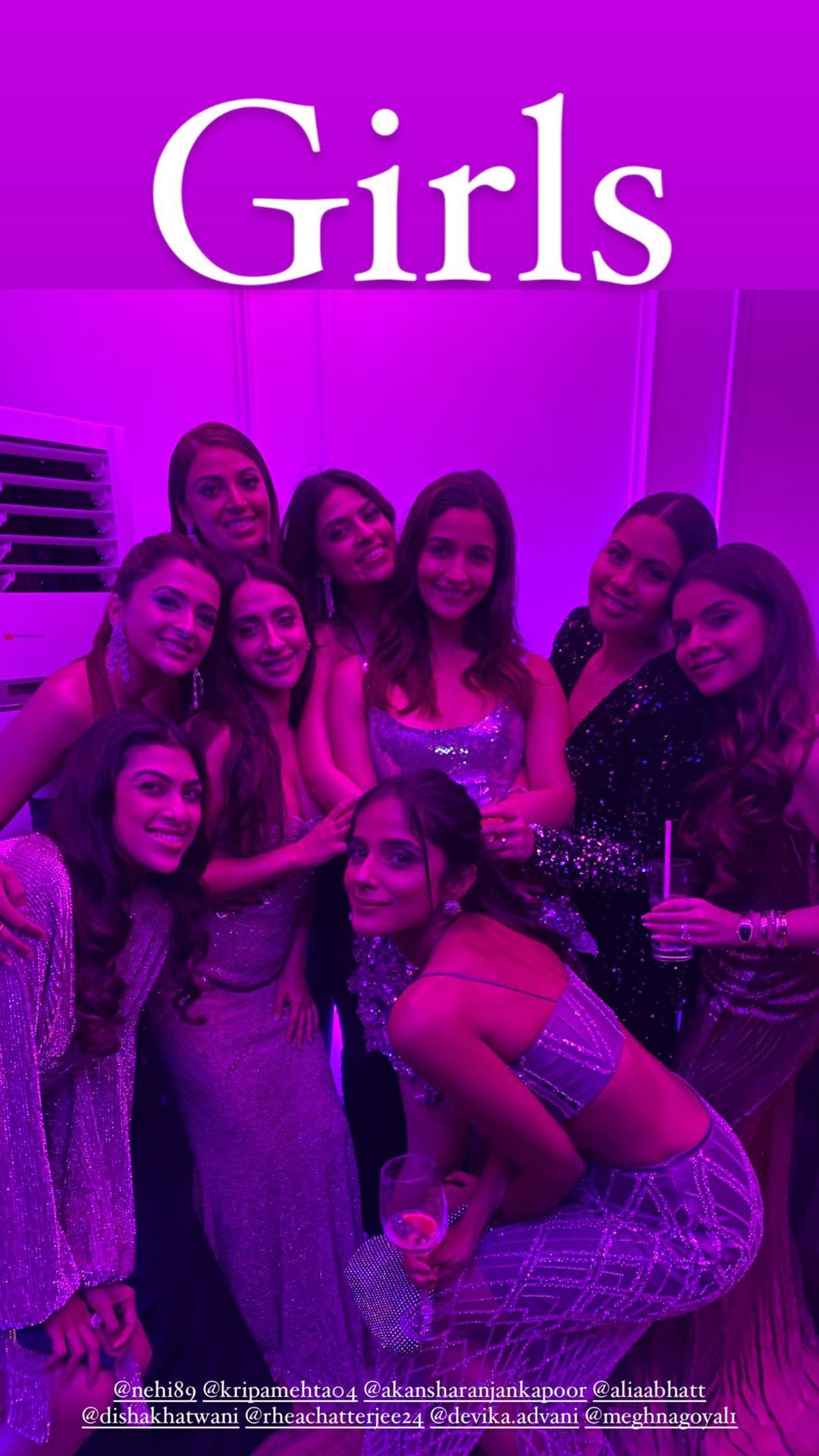 anushka ranjan kapoor, alia bhatt, alia bhatt wedding reception,