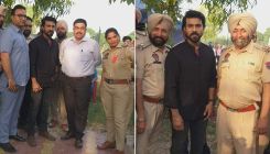 VIRAL PICS: Ram Charan poses with Punjab police amid RC 15 shoot